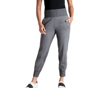 Athleta Venice high rise joggers pull on gray sculptek XS